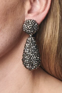 Sachin & Babi Alena Earrings -  Metallic Faceted Beads