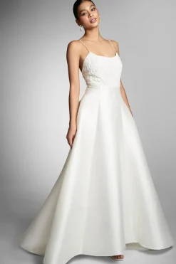 Sachin & Babi Belinda Gown - White/