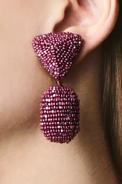 Sachin & Babi Chrystie Earrings - Metallic Faceted Beads