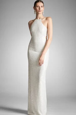 Sachin & Babi Morgan Gown - Ivory Sequins