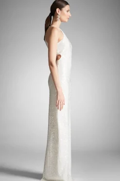 Sachin & Babi Morgan Gown - Ivory Sequins