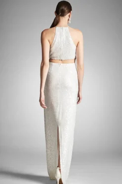 Sachin & Babi Morgan Gown - Ivory Sequins