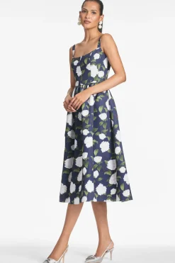 Sachin & Babi Olena Dress - Navy/Ivory Moonlit Garden