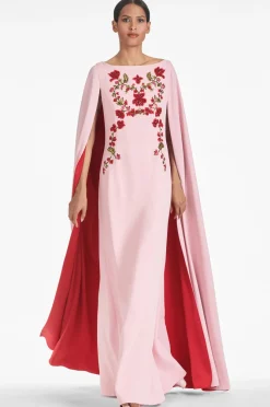 Sachin & Babi Vittoria Gown - Morganite/Ruby