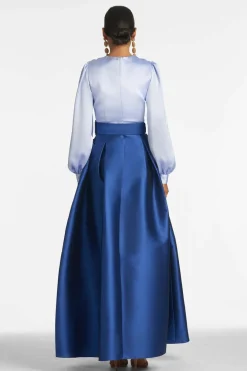 Sachin & Babi Zoe Gown - Periwinkle u0026 Eclipse