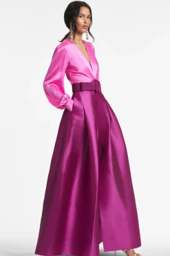 Sachin & Babi Zoe Gown - Pink/Magenta