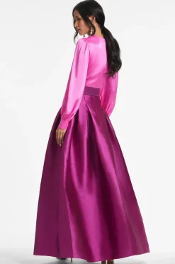 Sachin & Babi Zoe Gown - Pink/Magenta